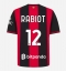 Maillot de football Réplique AC Milan Adrien Rabiot #12 Domicile 2026-27 Manche Courte