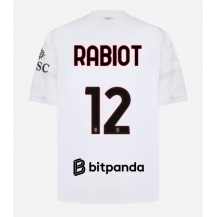 Maillot de football Réplique AC Milan Adrien Rabiot #12 Extérieur 2026-27 Manche Courte