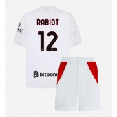 Maillot de football Réplique AC Milan Adrien Rabiot #12 Extérieur Enfant 2026-27 Manche Courte (+ Pantalon court)