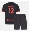 Maillot de football Réplique AC Milan Adrien Rabiot #12 Troisième Enfant 2026-27 Manche Courte (+ Pantalon court)