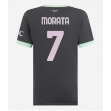 Maillot de football Réplique AC Milan Alvaro Morata #7 Troisième Femme 2024-25 Manche Courte