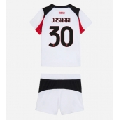 Maillot de football Réplique AC Milan Ardon Jashari #30 Extérieur Enfant 2025-26 Manche Courte (+ Pantalon court)