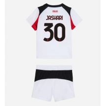 Maillot de football Réplique AC Milan Ardon Jashari #30 Extérieur Enfant 2025-26 Manche Courte (+ Pantalon court)