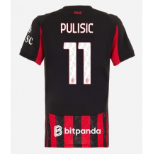Maillot de football Réplique AC Milan Christian Pulisic #11 Domicile Femme 2025-26 Manche Courte