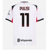Maillot de football Réplique AC Milan Christian Pulisic #11 Extérieur 2025-26 Manche Courte