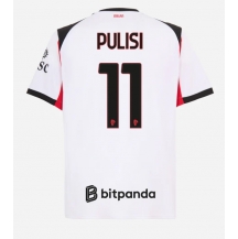 Maillot de football Réplique AC Milan Christian Pulisic #11 Extérieur 2025-26 Manche Courte