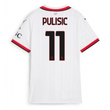 Maillot de football Réplique AC Milan Christian Pulisic #11 Extérieur Femme 2024-25 Manche Courte