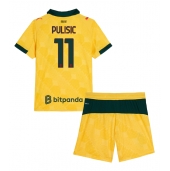 Maillot de football Réplique AC Milan Christian Pulisic #11 Troisième Enfant 2025-26 Manche Courte (+ Pantalon court)