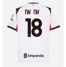 Maillot de football Réplique AC Milan Christopher Nkunku #18 Extérieur 2025-26 Manche Courte