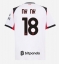Maillot de football Réplique AC Milan Christopher Nkunku #18 Extérieur 2025-26 Manche Courte