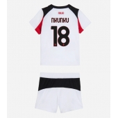 Maillot de football Réplique AC Milan Christopher Nkunku #18 Extérieur Enfant 2025-26 Manche Courte (+ Pantalon court)