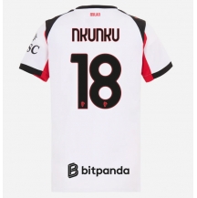 Maillot de football Réplique AC Milan Christopher Nkunku #18 Extérieur Femme 2025-26 Manche Courte