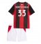 Maillot de football Réplique AC Milan Davide Bartesaghi #33 Domicile Enfant 2026-27 Manche Courte (+ Pantalon court)