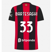 Maillot de football Réplique AC Milan Davide Bartesaghi #33 Domicile Femme 2026-27 Manche Courte