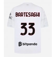 Maillot de football Réplique AC Milan Davide Bartesaghi #33 Extérieur 2026-27 Manche Courte