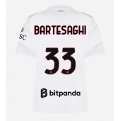 Maillot de football Réplique AC Milan Davide Bartesaghi #33 Extérieur Femme 2026-27 Manche Courte