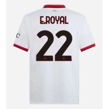 Maillot de football Réplique AC Milan Emerson Royal #22 Extérieur 2024-25 Manche Courte