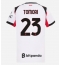 Maillot de football Réplique AC Milan Fikayo Tomori #23 Extérieur Femme 2025-26 Manche Courte