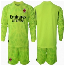 Maillot de football Réplique AC Milan Gardien de but Troisième Enfant 2024-25 Manche Longue (+ Pantalon court)