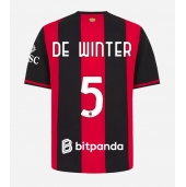 Maillot de football Réplique AC Milan Koni De Winter #5 Domicile 2026-27 Manche Courte