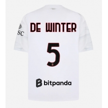 Maillot de football Réplique AC Milan Koni De Winter #5 Extérieur 2026-27 Manche Courte