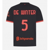 Maillot de football Réplique AC Milan Koni De Winter #5 Troisième 2026-27 Manche Courte