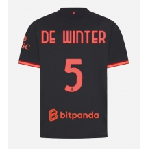 Maillot de football Réplique AC Milan Koni De Winter #5 Troisième 2026-27 Manche Courte