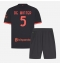 Maillot de football Réplique AC Milan Koni De Winter #5 Troisième Enfant 2026-27 Manche Courte (+ Pantalon court)