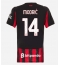 Maillot de football Réplique AC Milan Luka Modric #14 Domicile Femme 2025-26 Manche Courte
