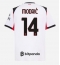 Maillot de football Réplique AC Milan Luka Modric #14 Extérieur 2025-26 Manche Courte