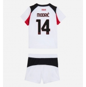 Maillot de football Réplique AC Milan Luka Modric #14 Extérieur Enfant 2025-26 Manche Courte (+ Pantalon court)