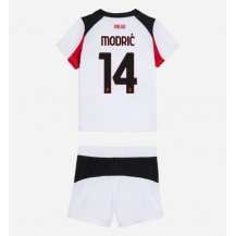 Maillot de football Réplique AC Milan Luka Modric #14 Extérieur Enfant 2025-26 Manche Courte (+ Pantalon court)