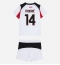 Maillot de football Réplique AC Milan Luka Modric #14 Extérieur Enfant 2025-26 Manche Courte (+ Pantalon court)