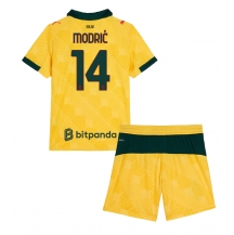 Maillot de football Réplique AC Milan Luka Modric #14 Troisième Enfant 2025-26 Manche Courte (+ Pantalon court)