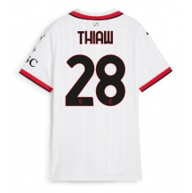 Maillot de football Réplique AC Milan Malick Thiaw #28 Extérieur Femme 2024-25 Manche Courte