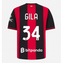 Maillot de football Réplique AC Milan Mario Gila #34 Domicile 2026-27 Manche Courte