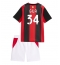 Maillot de football Réplique AC Milan Mario Gila #34 Domicile Enfant 2026-27 Manche Courte (+ Pantalon court)