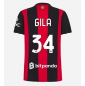 Maillot de football Réplique AC Milan Mario Gila #34 Domicile Femme 2026-27 Manche Courte