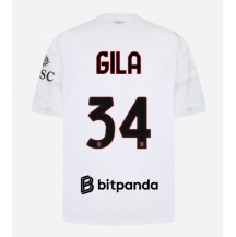 Maillot de football Réplique AC Milan Mario Gila #34 Extérieur 2026-27 Manche Courte