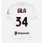 Maillot de football Réplique AC Milan Mario Gila #34 Extérieur Femme 2026-27 Manche Courte