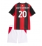 Maillot de football Réplique AC Milan Omari Hutchinson #20 Domicile Enfant 2026-27 Manche Courte (+ Pantalon court)