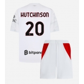 Maillot de football Réplique AC Milan Omari Hutchinson #20 Extérieur Enfant 2026-27 Manche Courte (+ Pantalon court)