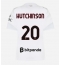 Maillot de football Réplique AC Milan Omari Hutchinson #20 Extérieur Femme 2026-27 Manche Courte