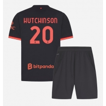 Maillot de football Réplique AC Milan Omari Hutchinson #20 Troisième Enfant 2026-27 Manche Courte (+ Pantalon court)