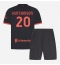Maillot de football Réplique AC Milan Omari Hutchinson #20 Troisième Enfant 2026-27 Manche Courte (+ Pantalon court)