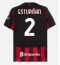 Maillot de football Réplique AC Milan Pervis Estupinan #2 Domicile 2025-26 Manche Courte