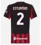 Maillot de football Réplique AC Milan Pervis Estupinan #2 Domicile Femme 2025-26 Manche Courte