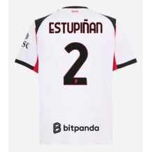 Maillot de football Réplique AC Milan Pervis Estupinan #2 Extérieur 2025-26 Manche Courte