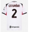 Maillot de football Réplique AC Milan Pervis Estupinan #2 Extérieur 2025-26 Manche Courte