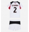 Maillot de football Réplique AC Milan Pervis Estupinan #2 Extérieur Enfant 2025-26 Manche Courte (+ Pantalon court)